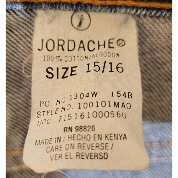 Jordache Blue Label Womens Straight Leg Denim Jeans Size 15/16 Vintage NWOT - Picture 6 of 6